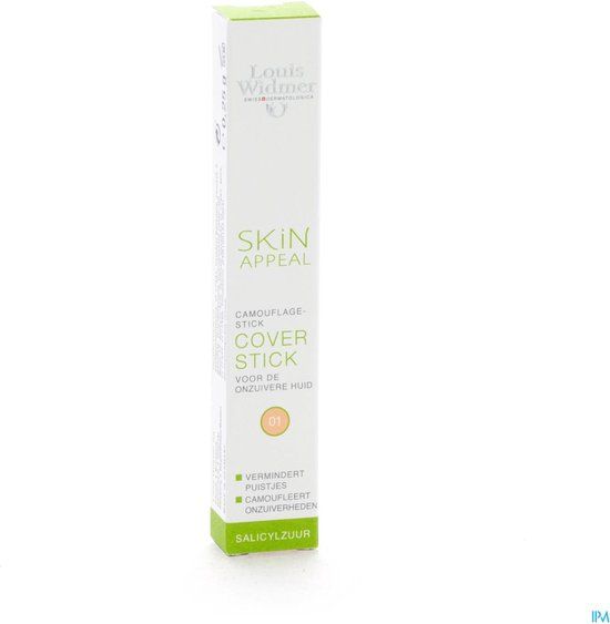 Louis Widmer Skin Appeal Cover Stick 01 - Concealer - Zwart