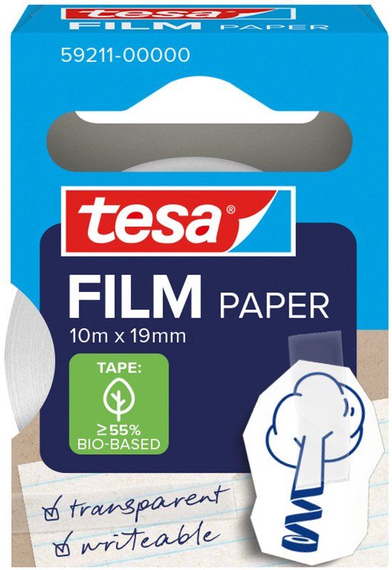TESA tesafilm PAPER 10 m Papier Transparant 19 mm