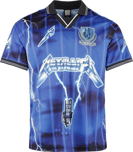Metallica Lightning Rock FC Heren Jersey - blauw - M