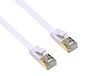 DINIC C6-F1-KB Netzwerkkabel Weiß 1 m Cat6 S/FTP (S-STP) Flach