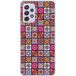 Samsung Galaxy A72 4G patchwork mandala bedrukt siliconen hoesje
