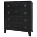 vidaXL commode industrieel metaal zwart 78x40x93 cm