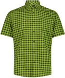 CMP Geruit overhemd met korte mouw voor heren, maat S, polyester, mela/pine