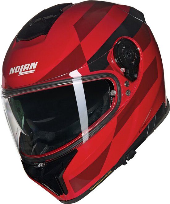 Nolan N80-8 Alfiere 346 Rood Zwart Glossy Integraalhelm - Maat M