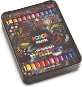 Uni Posca Posca Pastels 24 stuks set