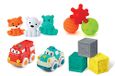 Infantino Baby's 1st Playset – 11-delige set voor het zintuiglijke ontdekken en de ontwikkeling van de fijne en grove motoriek – vanaf 0 maanden