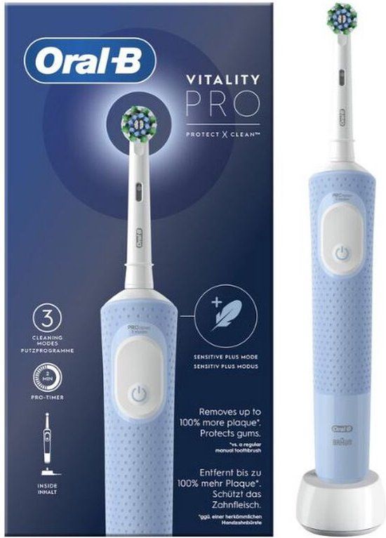 Oral-B Vitality Pro - Protect X Clean - Elektrische Tandenborstel - Vapor Blue