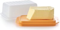 Tupperware Botervloot - Wit Oranje - 0.4L - Boterdoosje