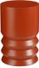 Mica Decorations Mart Table d'appoint - Ronde - Métal - 46 x 30 cm - Rouge
