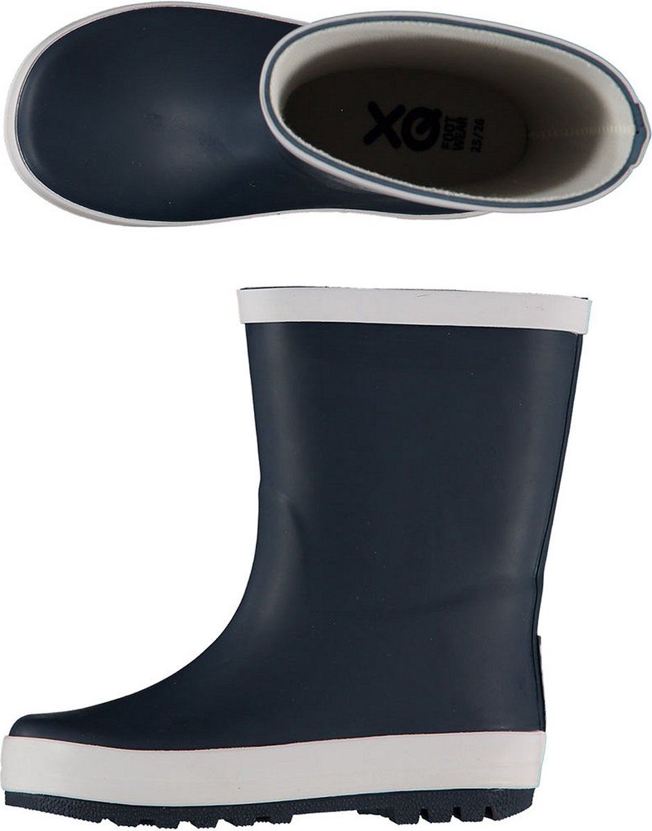 XQ Footwear XQ Regenlaarzen Kinderen Navy Maat 35/36