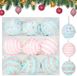Unyqoos® set van 9 kleurrijke, onbreekbare kerstballen van hoogwaardig kunststof, waterdicht, met ophanghaken – geschikt voor binnen- en buitendecoratie, voor een feestelijke sfeer