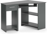 Vicco Odin Hoekbureau – 83 x 76 cm Set met PC-kast Antraciet