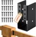 Vevor 24 Stuks Balkbeugels, Balkverbinders, Houtverbinders voor 49x92mm Balken