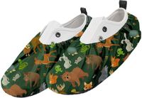 FEROCITY - Schoenovertrekken - Antislip, herbruikbaar - Unisex - Kinder - EU 25-30 - Polyester - Dieren