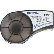 Brady M21250C342 Printeretiketten zwart, wit