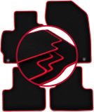 WLG CARLUX-RED automatten voor: Mitsubishi ASX crossover (2010-2019)
