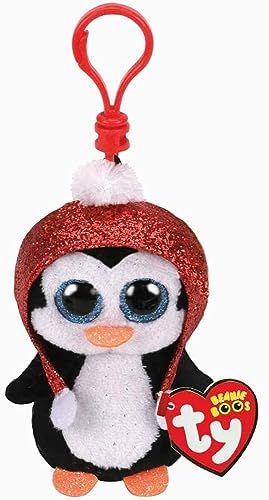 TY Gale Penguin Xmas 2019 Sleutelhanger - Meerkleurig - One Size
