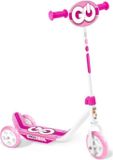 STAMP SKIDS CONTROL Tricycle, rose, réglable en hauteur, plateforme antidérapante