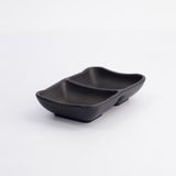 Tokyo Design Studio - Zen Sausschaaltje - Verdeeld - Zwart - 13 x 8,5 x 3 cm - Melamine