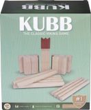 Engelhart Kubb spel van rubberhout – Rode koning