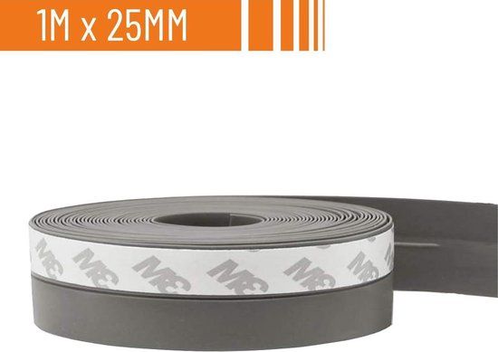 Simple Fix Tochtstrip - 25mm x 1 Meter - Grijs
