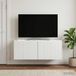 Maison Exclusive - Meuble TV mural exclusif, blanc, dimensions : 78,5 x 31 x 30 cm, fabriqué en panneaux de particules