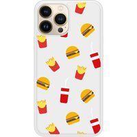 iPhone 13 Pro Max Fast food bedrukt siliconen hoesje