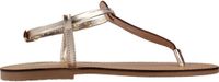 LES Dresco Harvil leren sandalen Goud