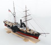 Model Expo Model Shipways MS2270 - USCG Harriet Lane Steam Paddle Cutter & Gunboat 1857 - schaal 1:96 - Bouwpakket van hout en metaal voor zelfmontage