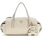 GUESS Kassie Box Satchel Cream White crème handtas schoudertas