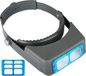 Loupe avec bandeau, avec 4 lentilles, 1,5X-3,5X, pour travaux de précision