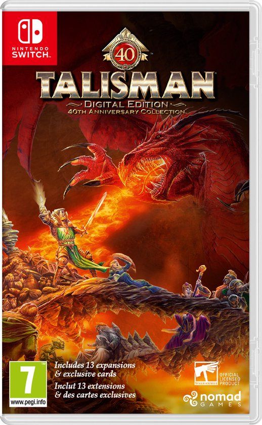 Contact Sales Talisman: Digital Edition - 40th Anniversary Collection - Nintendo Switch - Standard Edition