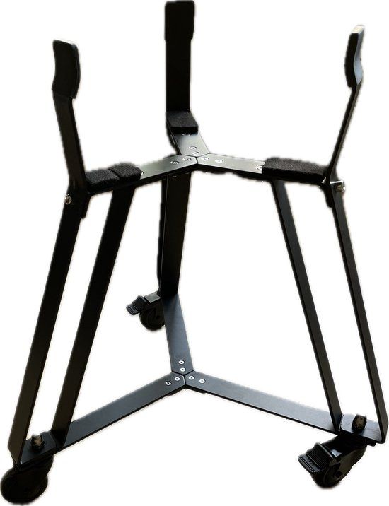 Tools4Grill Kamado Onderstel Compact 15 / 16 inch Verrijdbaar Zwart