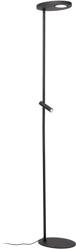 Lucide ORTOLAN - Vloerlamp - LED Dimbaar - CCT - 2700K/4000K - Zwart
