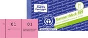 Avery Zweckform Nummernotitieboekje 1 - 1000, 105 x 53 mm, 5 kleuren