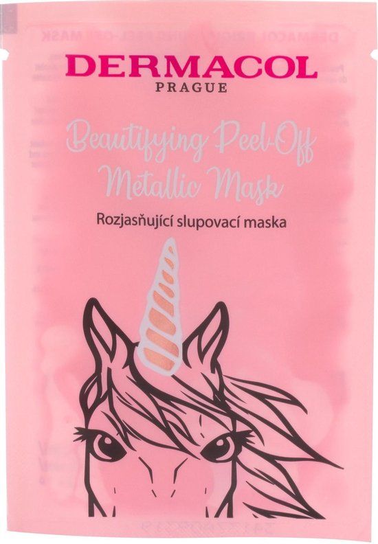 Dermacol Beautifying Peel-off Metallic Mask Brightening - Face Mask
