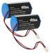 vhbw 2x Batterie Remplacement pour Visonic 0-9912-K, ER34615M, ER34615M/W200, 88030498 pour système d'alarme, système d'alarme (14500 mAh, 3,6 V, Li-SOCl2)