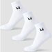 MP Unisex Ankle Socks (3 Pack) - White - UK 6-8