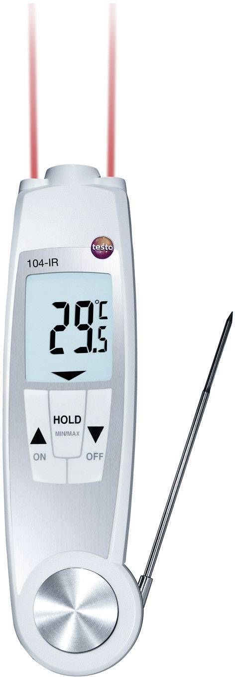 Testo 104-IR Insteekthermometer (HACCP) - Meetbereik -50 tot 250 °C - Contactloze meting