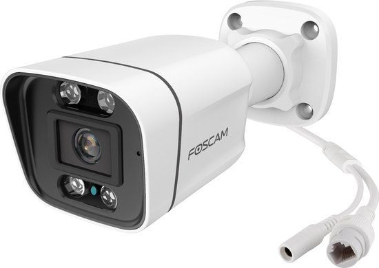 Foscam V5EP - 5MP PoE IP Camera - Persoons- en Voertuigdetectie - Wit