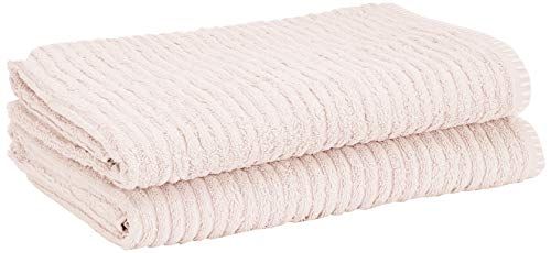 Heckett & Lane Bath Shower Towel, 60% Bamboo Viscose, 40% Cotton, Rosewater, 70 x 140 Cm, 2.0 Pieces