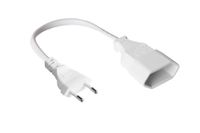Alcasa P0300-W002 elektriciteitssnoer Wit 0,2 m Netstekker type C