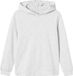 NAME IT NLNNIZU LS BRU SWEAT W. HOOD NOOS Unisex Sweater Lichtgrijs