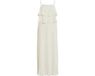 VILA VICHIFFAN SINGLET PLEAT DRESS - NOOS/DC - Dames - Maxi jurken - Polyester - Chiffon - Plisse - Mouwloos - Off shoulder - Grijs - Effen