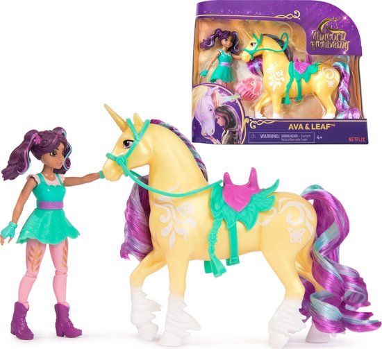 Unicorn Academy - Pop Ava & Eenhoorn Leaf - Speelfigurenset - 4+ jaar