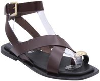 Bibi Lou - Platte sandalen - Bruin - Vrouwen - Maat 36