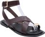 Bibi Lou - Platte sandalen - Bruin - Vrouwen - Maat 36