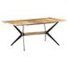 Maison Exclusive Table de salle à manger exclusive, dimensions 180x90x76 cm, en bois massif de manguier