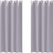 vidaXL Blackout Gordijnen met Ringen 2 st Metaalgrijs 245 x 140 cm