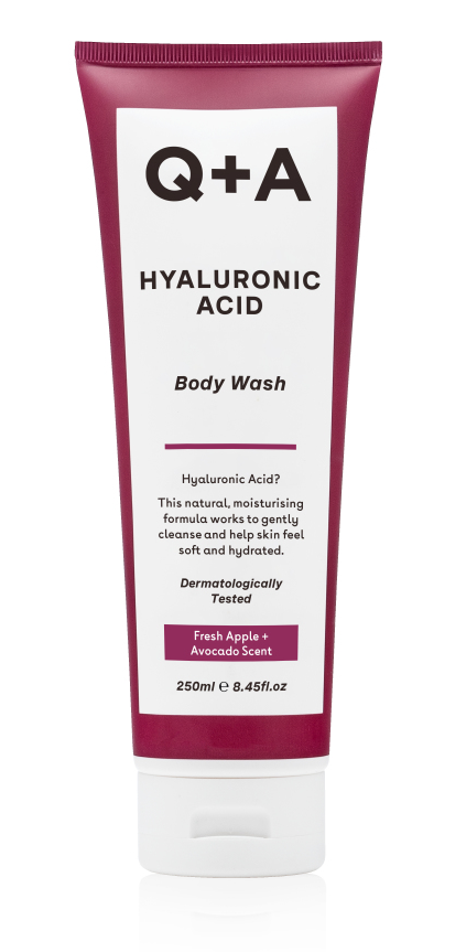 Q+A Hyaluronic Acid Body Wash Apple Avocado